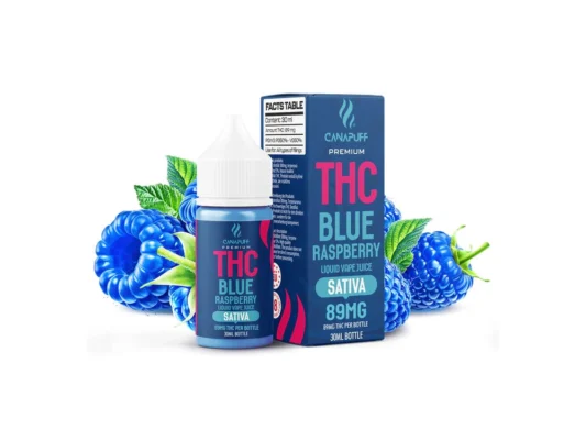 THC Liquid Blue Raspberry 30ml