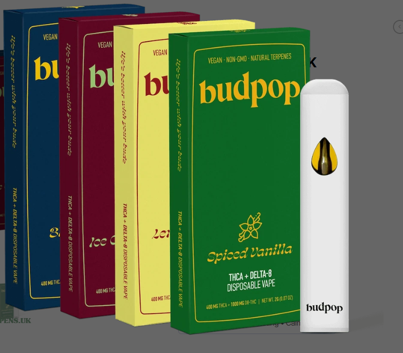 BUDPOP THC DISPOSABLE VAPE UK