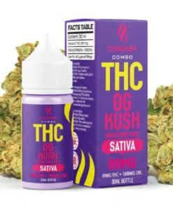 CanaPuff THC/1000mg CBC - OG Kush 89mg THC - Liquid, 30 ml