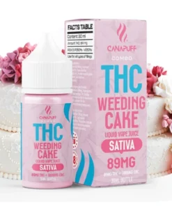 CanaPuff THC/1000mg CBC - Weeding Cake 89mg THC - Liquid, 30 ml
